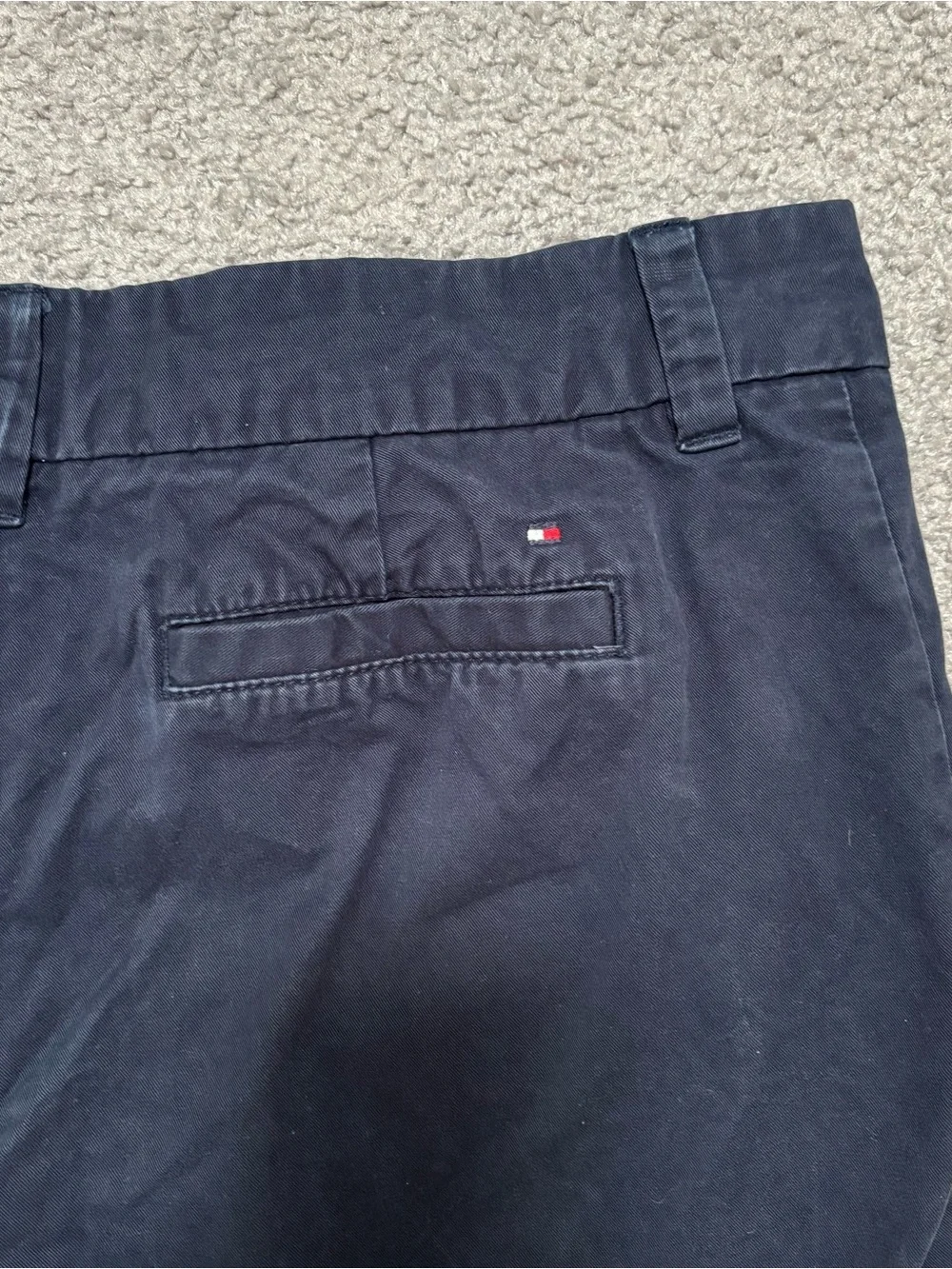 Tommy Hilfiger Women's Dark Navy Cotton Bermuda Shorts